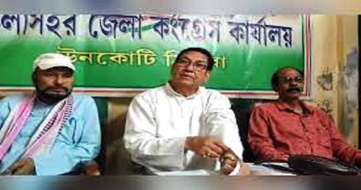 Tripura CLP chief accuses BJP Minister of sheltering Bangladeshi national