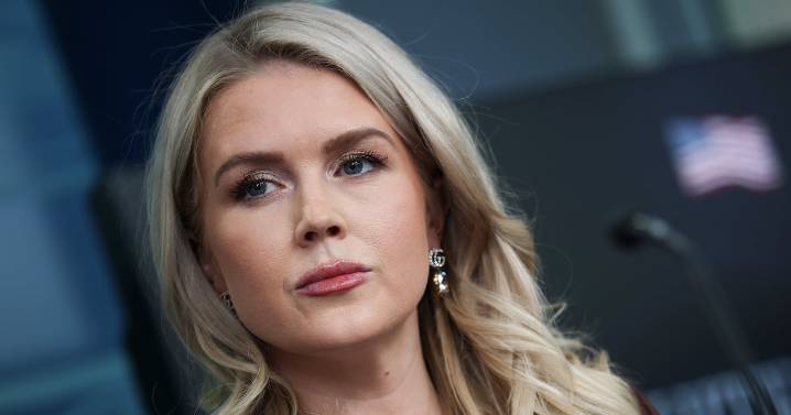 Leavitt, 28, Flees After Question About Health of Trump, 79