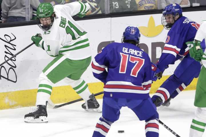 UND gives players test runs in new situations during exhibition win