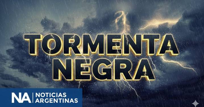 ⚫A qué hora llega la TORMENTA NEGRA que apagará el sol y traerá frío patagónico al AMBA