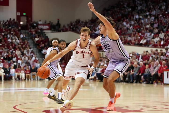 Hoosiers Stifle Kansas State 86