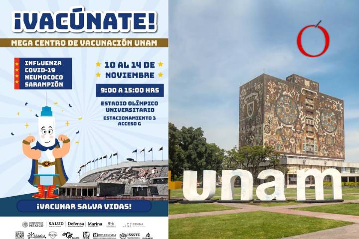 Centro de Vacunación de la UNAM: horario de aplicación de dosis contra Covid, influenza y sarampión
