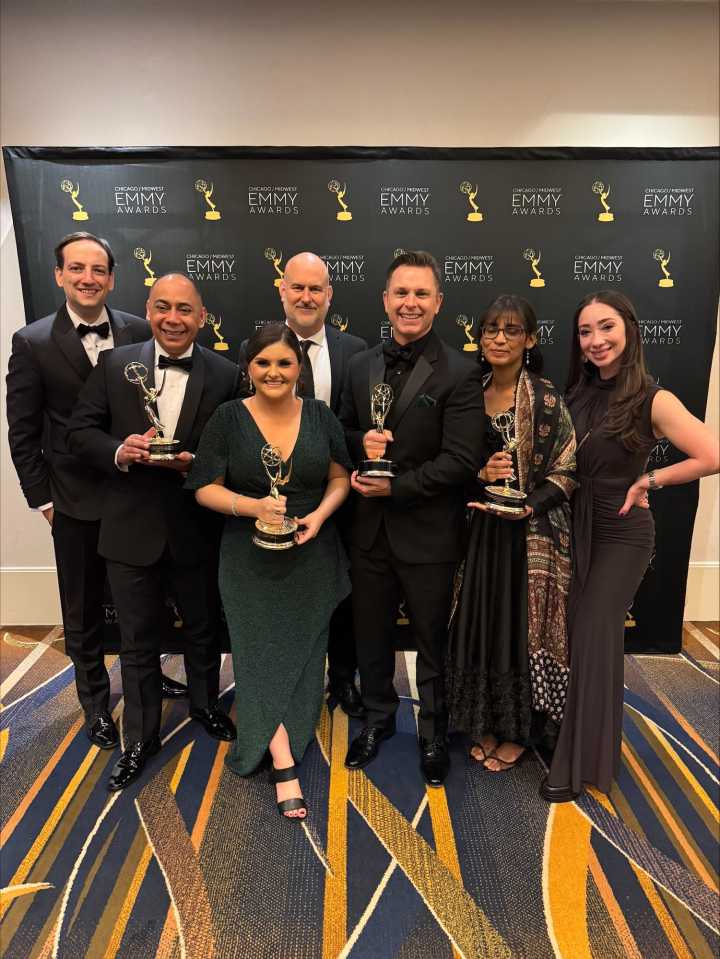 Congrats! CBS 58 and Telemundo Wisconsin win a total of 4 Emmys this year