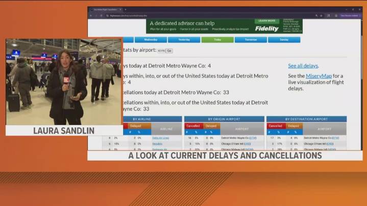 Detroit Metropolitan Airport to possibly be affected by FAA cuts; travelers express frustration