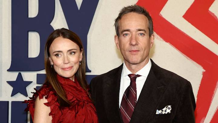 Keeley Hawes and Matthew Macfadyen enjoy a rare red carpet date night