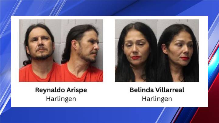 Meth and firearms seized in Harlingen, man and woman charged