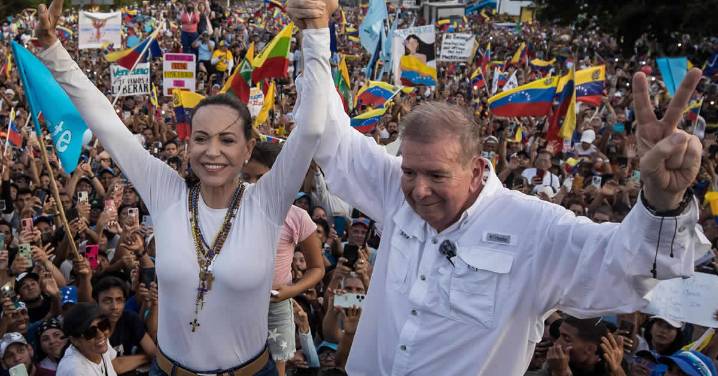 Venezuela: ex jefes de Estado a favor de González Urrutia y Corina Machado