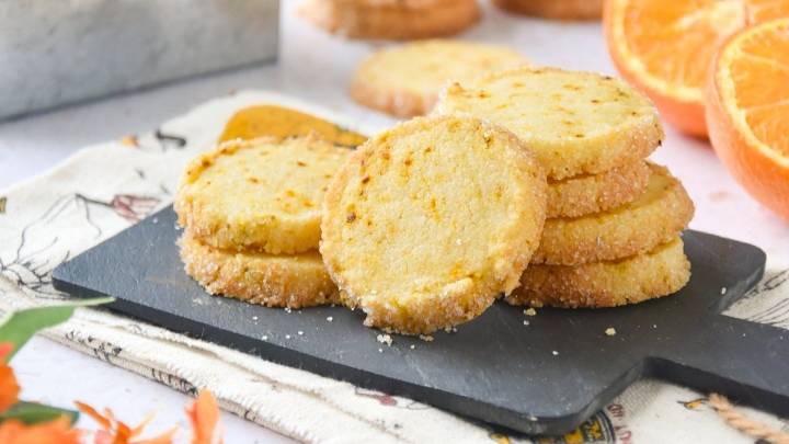 Receta de Galletas de naranja sin azúcar, sin harina y sin aceite: fáciles, húmedas y crujientes