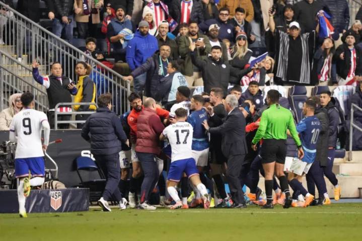 USMNT-Paraguay descends into chaos with 'very dangerous' brawl
