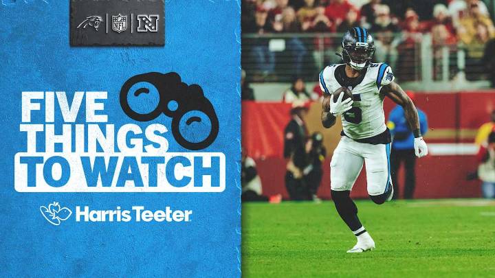 5 things to watch as Panthers look to bounce back versus Rams