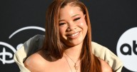 Storm Reid Wows Fans in Daring Neckline Dress