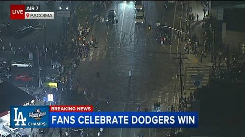 World Series: LAPD issues tactical alert, responds to multiple street takeovers as Dodger fans celebrate World Series win