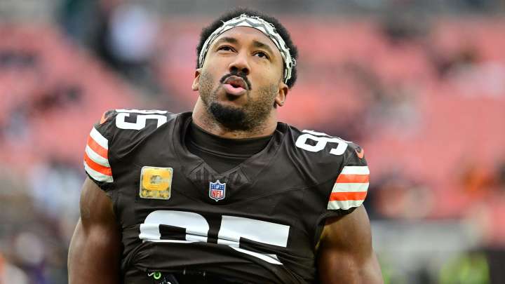 Browns’ Myles Garrett reveals message to Shedeur Sanders after loss to Ravens