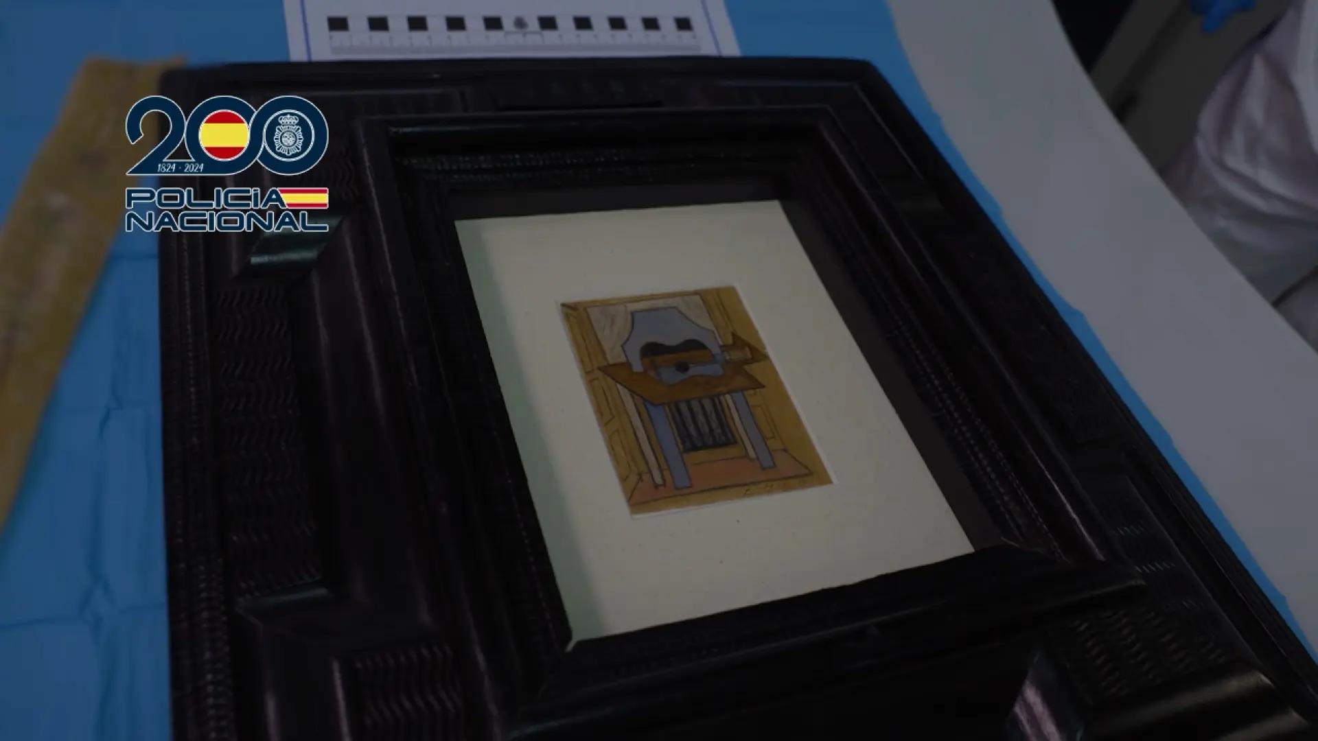 El Picasso que se creyó robado se muestra en la exposición de Granada a la que debió viajar