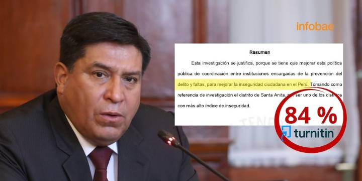 Vicente Tiburcio, el ministro del Interior que elaboró una tesis para “mejorar la inseguridad ciudadana”