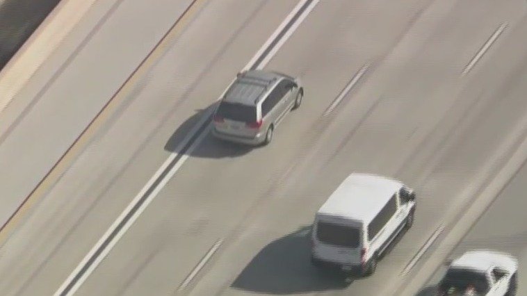 Authorities in pursuit of vehicle in San Diego County