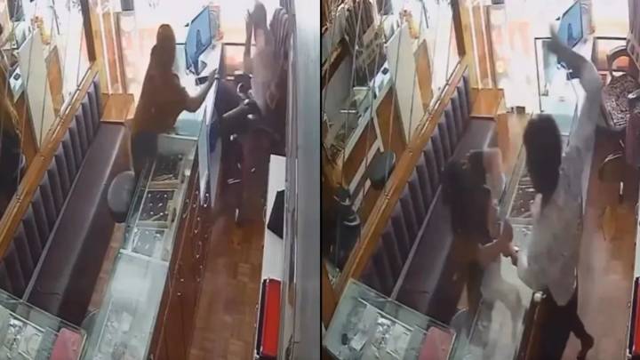 Woman’s Robbery Attempt Fails as Jeweller Slaps Her 20 Times After Chilli Powder Attack