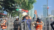 Policías bloquean avance de la Generación Z a una cuadra del Zócalo / La Silla Rota
