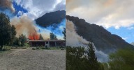 Alerta por incendio activo en Epuyén: piden no acercarse y extremar la precaución en rutas