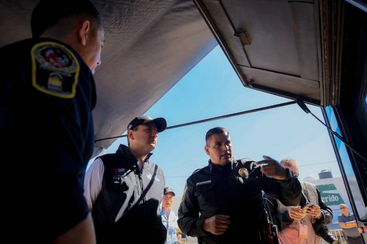 Supervisa alcalde Marco Bonilla operativo de seguridad por Día de Muertos en los panteones