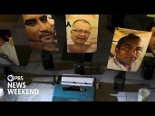 Mexican journalists honor slain colleagues on Day of the Dead in Tijuana