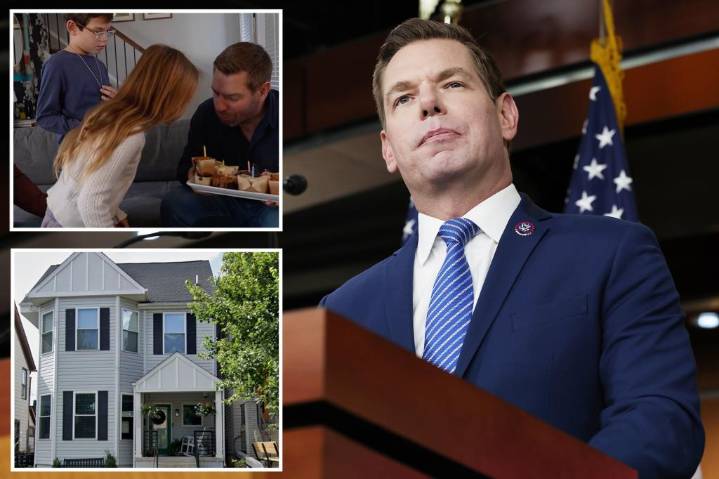 Rep. Eric Swalwell seemingly used DC house for California governor campaign launch