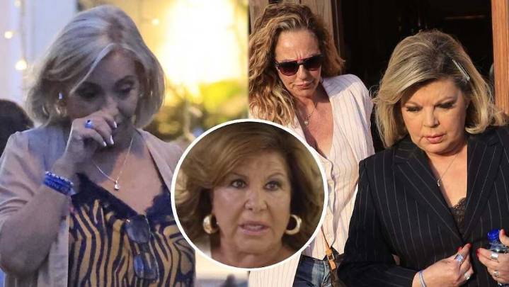 ¿Qué pasó en los últimos días de Mª Teresa? Sus hijas, nietos y Rociito retratados