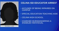 Celina ISD teaching aide arrested after police say she was impaired while on campus, police say
