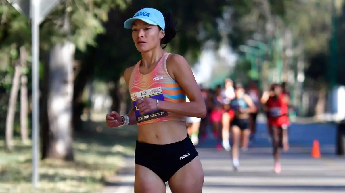 Laura Galván gana el Marathon TV 10k 2025 en San Luis Potosí