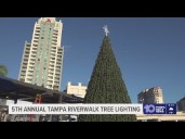 5th annual Riverwalk tree lighting held in Tampa