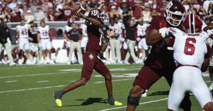 Texas A&M quarterback Marcel Reed named AP National Player of the Week