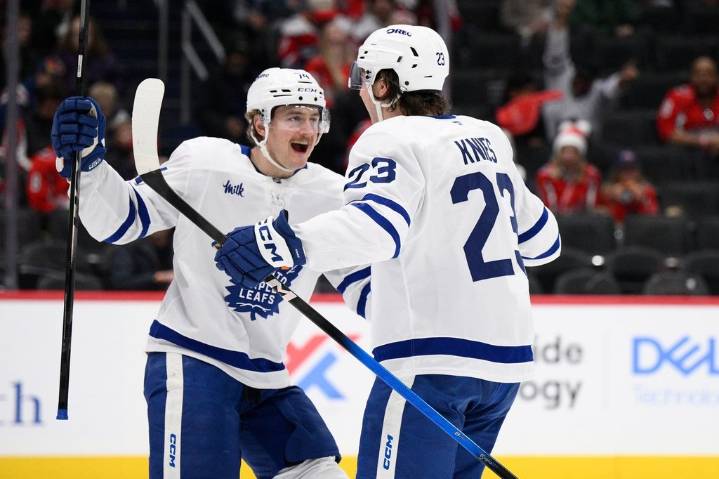 Jakob Chychrun scores as the Capitals rally past the Maple Leafs 4