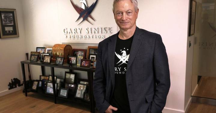How Gary Sinise is helping the nonprofit CreatiVets build ‘a place to go when the PTSD hits’