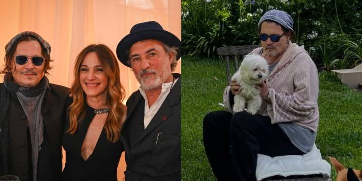 Vero Lozano compartió el álbum de fotos inédito de Johnny Depp en la Argentina: “Hicimos de todo”