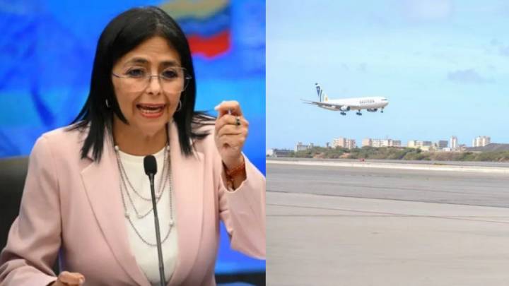 Vicepresidenta Delcy Rodríguez denuncia presión de EEUU a aerolíneas