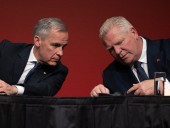 Doug Ford says he doesn't recall Mark Carney asking him not to run ad