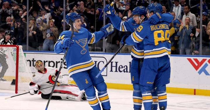 Pavel Buchnevich keys Blues comeback win over Senators