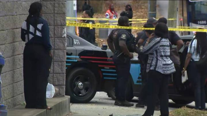 Active police scene on McDaniel Street in Atlanta