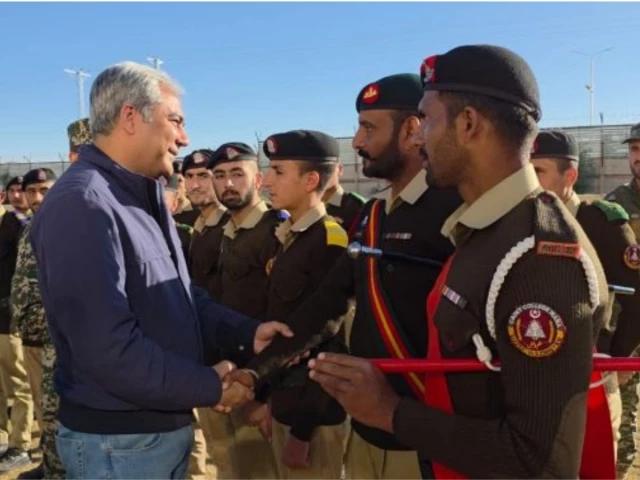 Naqvi visits Cadet College Wana after foiled terrorist attack