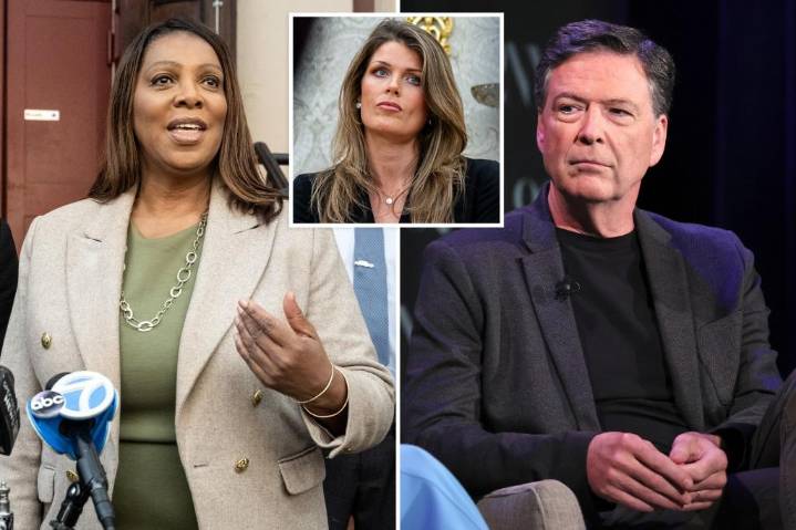 Judge dismisses cases against ex-FBI Director James Comey, NY AG Tish James