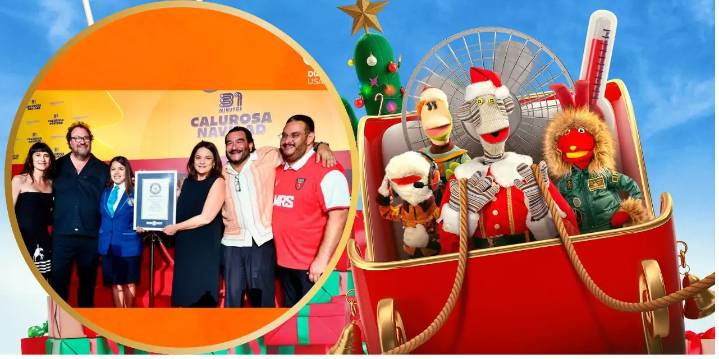 31 Minutos rompe Récord Guinness con la alfombra roja más grande de títeres