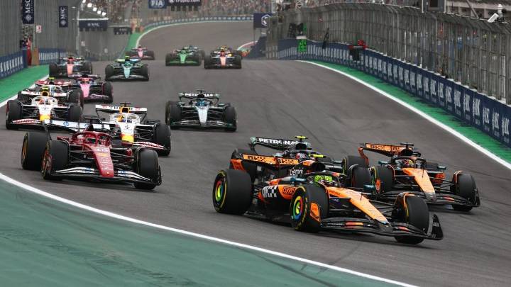 Franco Colapinto peleó para terminar 15º y Lando Norris empieza a relamerse