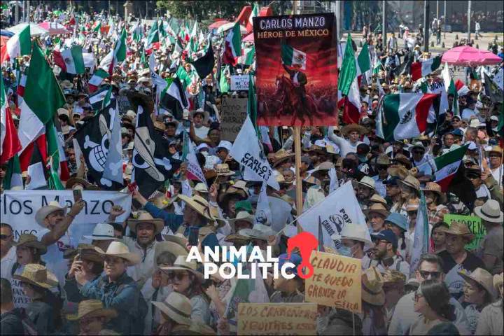 Marcha de Generación Z en CDMX reclama justicia por el asesinato de Carlos Manzo y alto a violencia
