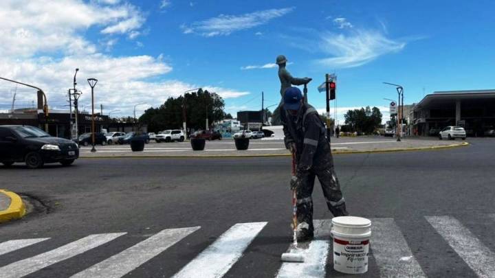 El municipio profundiza trabajos se señalización y prevención vial
