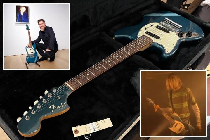 Exclusive | Kurt Cobain's 'Smells Like Teen Spirit' Fender Mustang to be sold at NYC auction