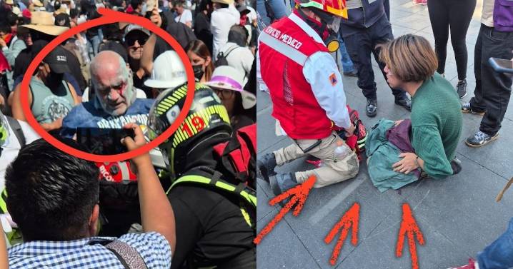 Heridos en la marcha de la Generación Z: imágenes muestran momentos de tensión en el Zócalo de la CDMX