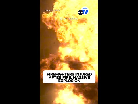 7 firefighters injured after fire, massive explosion in NYC