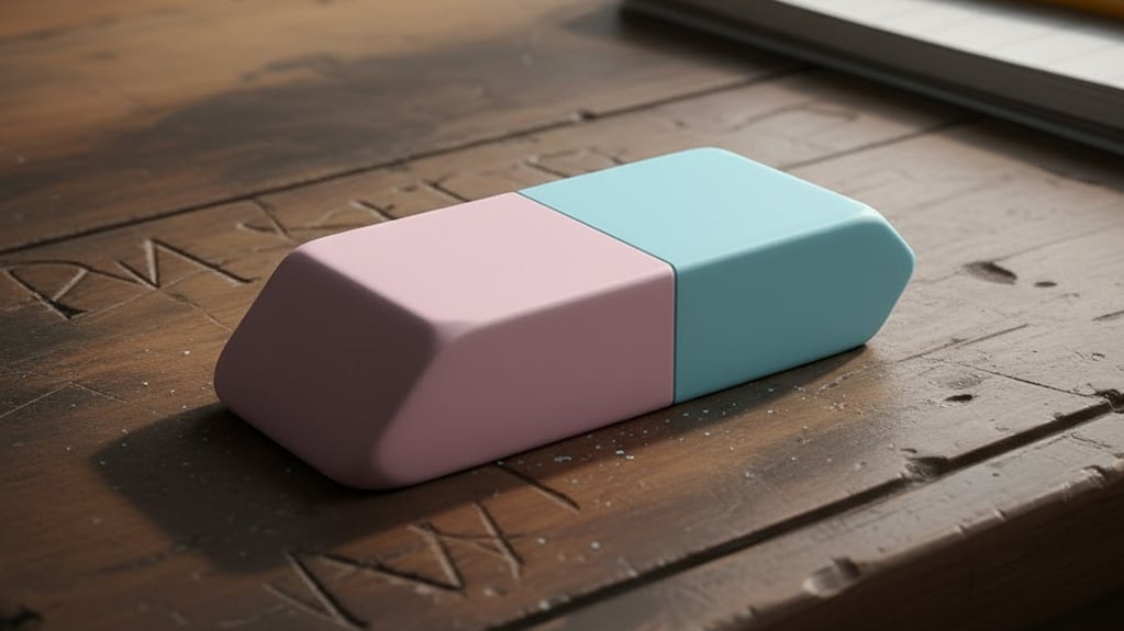 La usaste mal toda la vida: cuál es la función de la parte azul de la goma de borrar