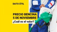 ¿Cuál es el valor de la bencina este miércoles 5 de noviembre?
