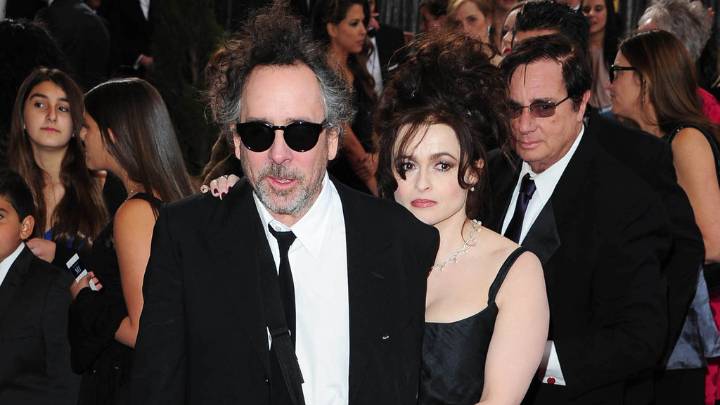 Helena Bonham Carter recalls Tim Burton was 'sketching' while she gave birth